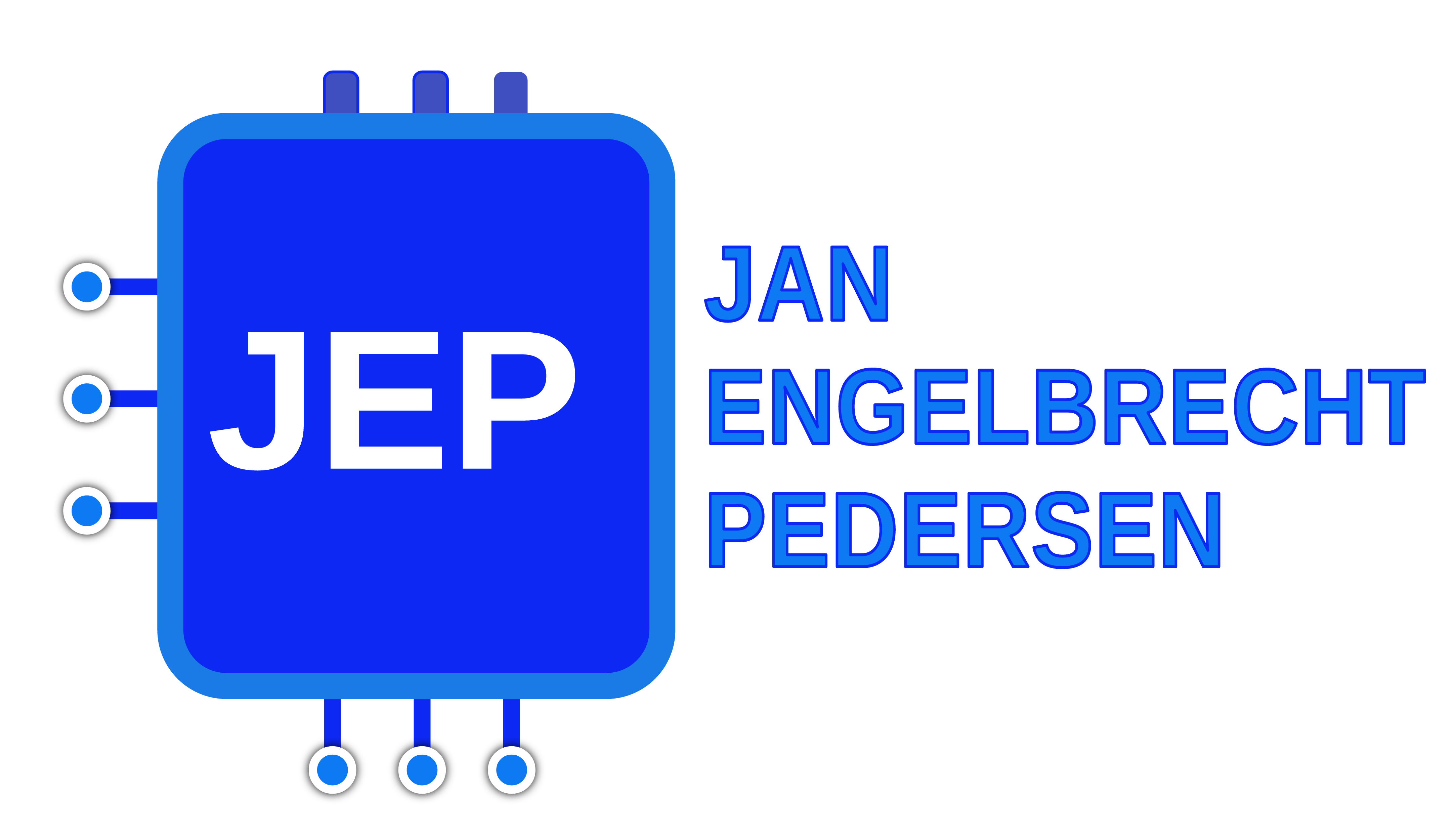 Personligt brand-logo for Jan Engelbrecht Pedersen — grundlægger af JEP-Kommunikation