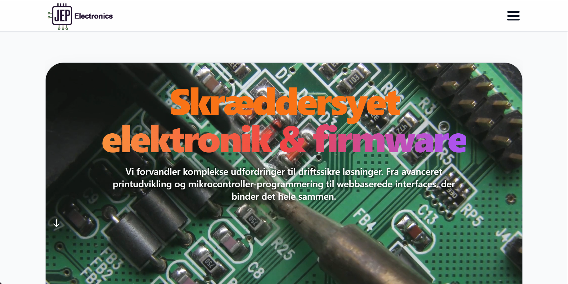 Webdesign case: JEP-Electronics — dynamisk indholdsstyring og GEO-optimering